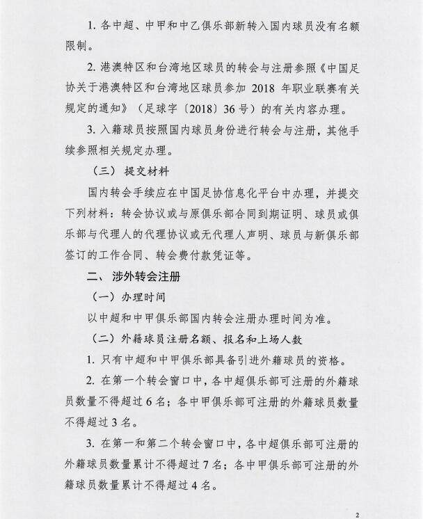 历史结果查询-新赛季中超外援注册7人上场5人 冬窗1.4至2.28